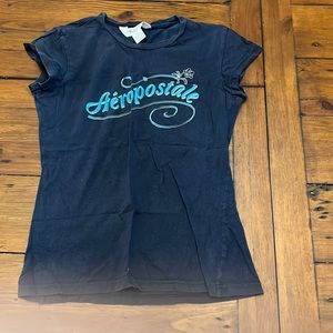 Aeropostale Blue Tee -Short Sleeve Girls Small